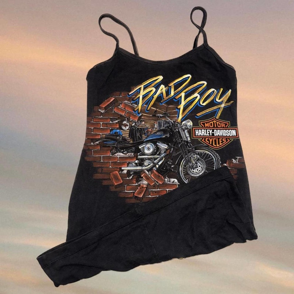 Vintage Harley Davidson Mini Dress
